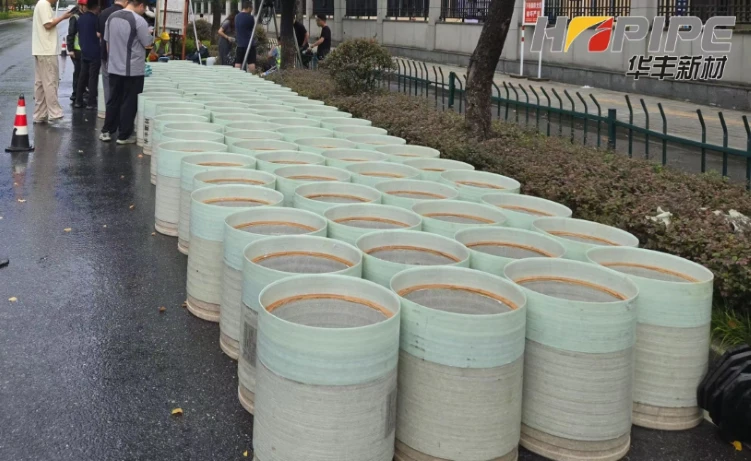 fiberglass jacking sewage pipe